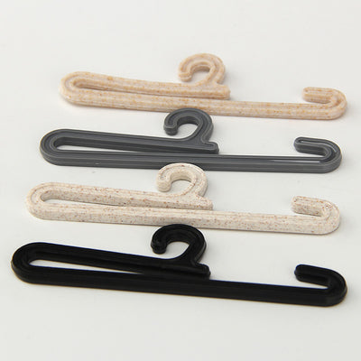 Eco Friendly Plastic Sock Hooks CCM60 Wheat Straw Material Small Plastic Hanger