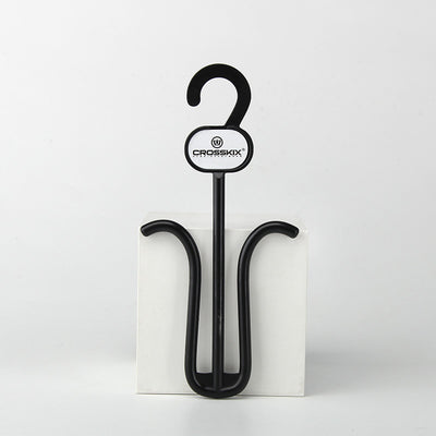 Living Room 90mmx195mm Black Plastic Shoes Hanger For Slippers