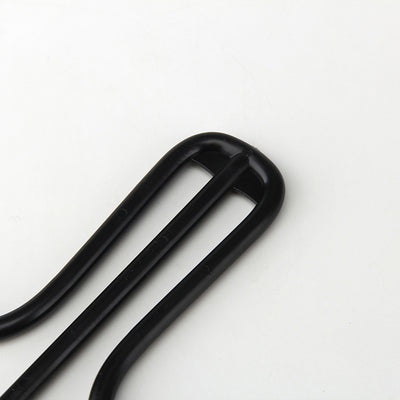Living Room 90mmx195mm Black Plastic Shoes Hanger For Slippers
