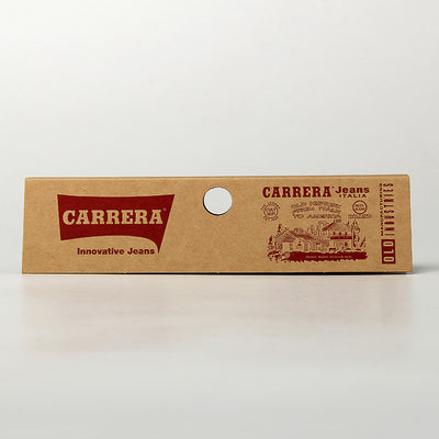 12cm*15cm Jeans Folded Custom Header Cards With Punch Hole