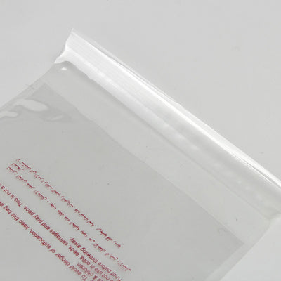 Customed Opp Self Adhesive Clear Plastic Bag With Header