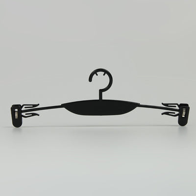 Space-Saving Customized Black Plastic Hangers for Female Bra, Underwear, and Pants