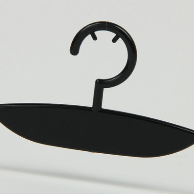 Space-Saving Customized Black Plastic Hangers for Female Bra, Underwear, and Pants