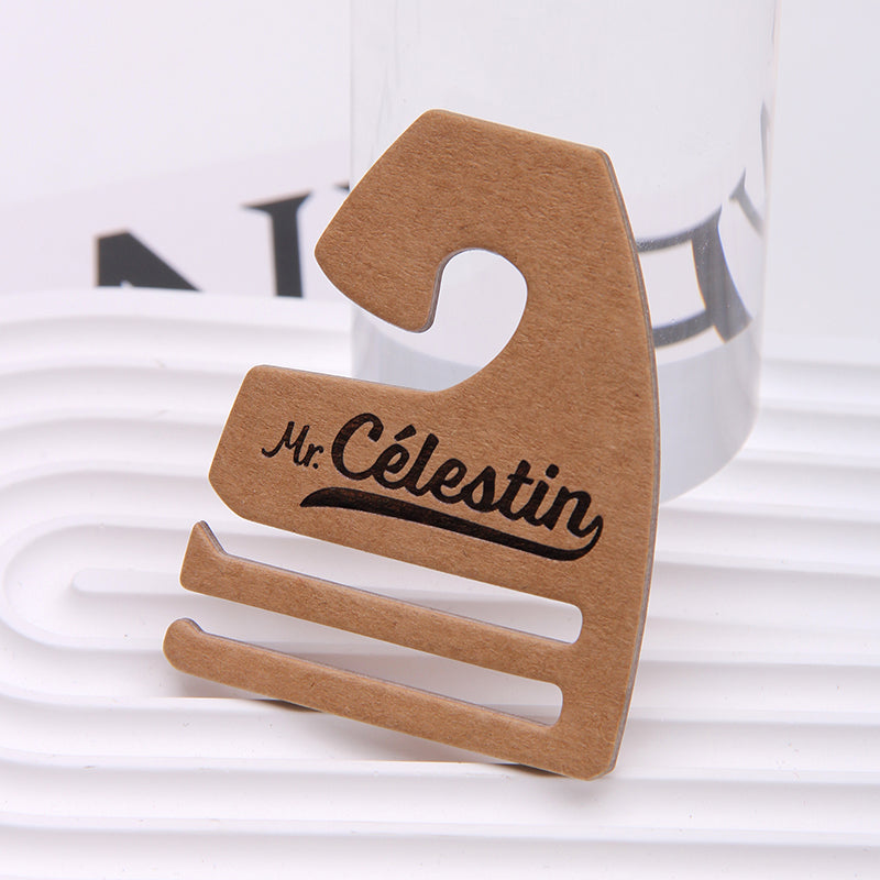 Custom Cardboard Tie Hanger Card