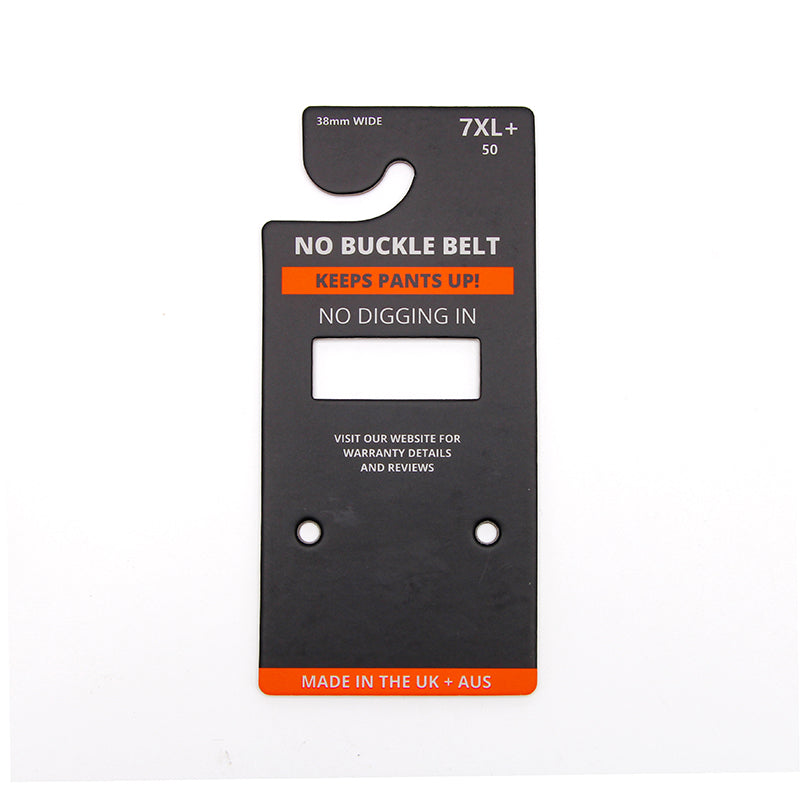 Custom Belt Hanger Card | Gloss Laminated Industrial Paperboard