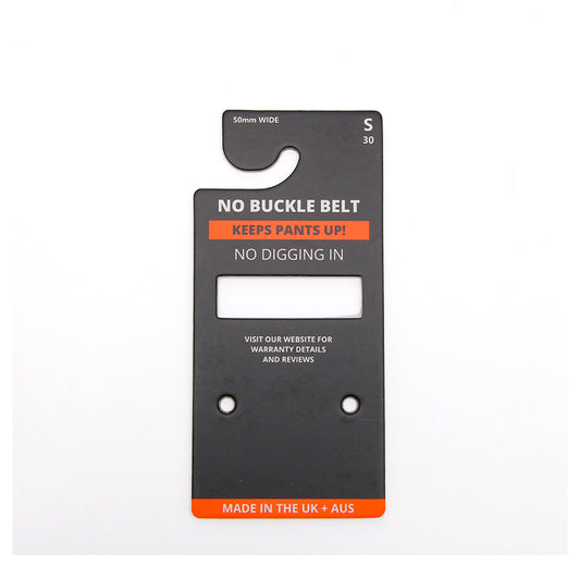 Custom Belt Hanger Card | Gloss Laminated Industrial Paperboard