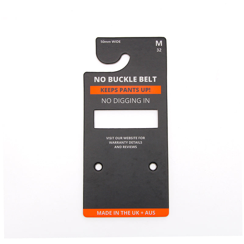 Custom Belt Hanger Card | Gloss Laminated Industrial Paperboard
