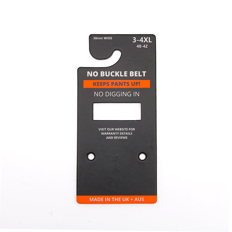 Custom Belt Hanger Card | Gloss Laminated Industrial Paperboard