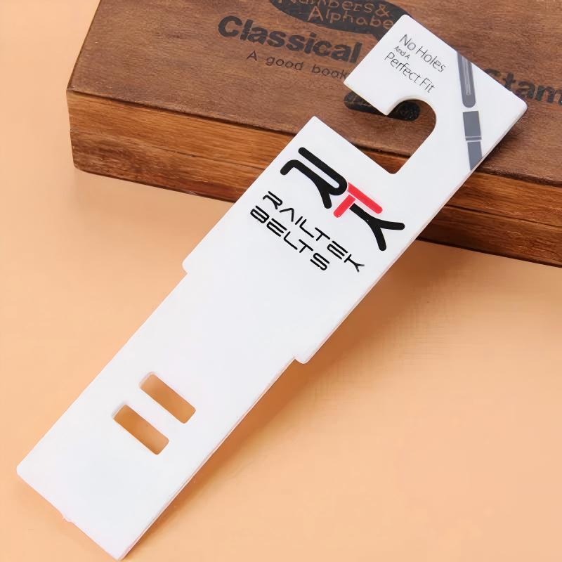 Customized Unfold White Shop Display Hooks 40mm*153mm