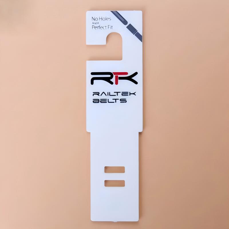 Customized Unfold White Shop Display Hooks 40mm*153mm