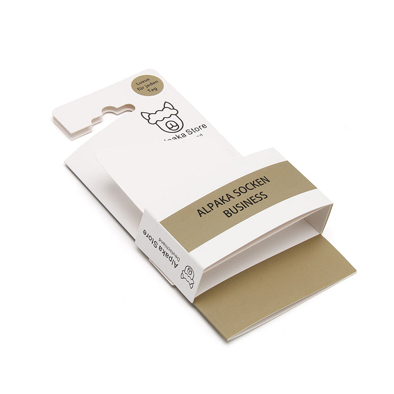 Custom Eco-friendly Head Card Packaging for Socks Retail Display