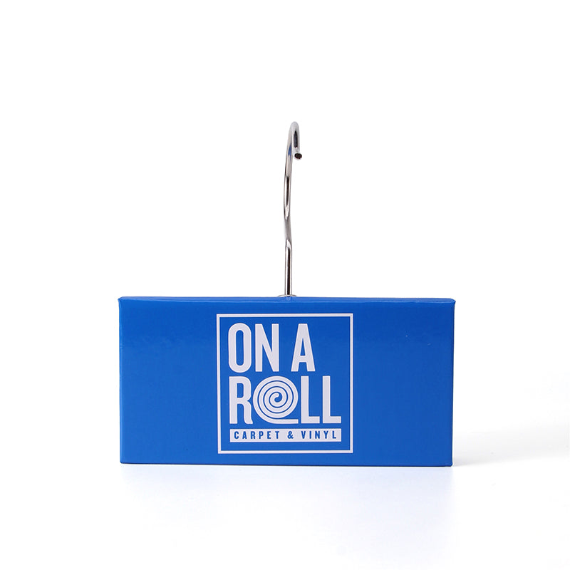 Custom Cardboard Hanger with Metal Hook for Home Textile Display