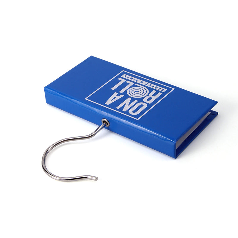 Custom Cardboard Hanger with Metal Hook for Home Textile Display