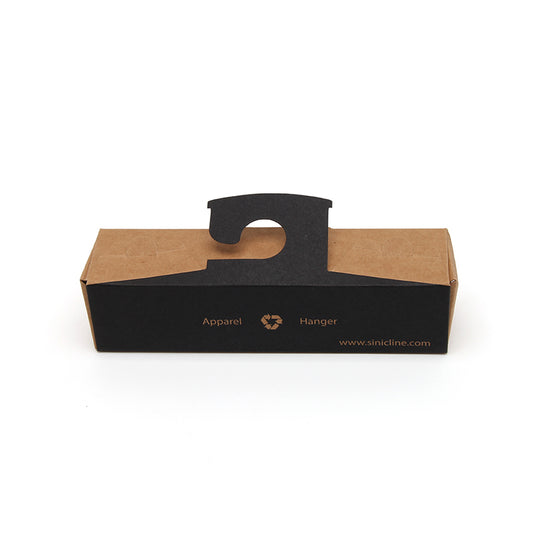 Custom Kraft Paper Hanger Packaging | Eco-Friendly Apparel Display Box