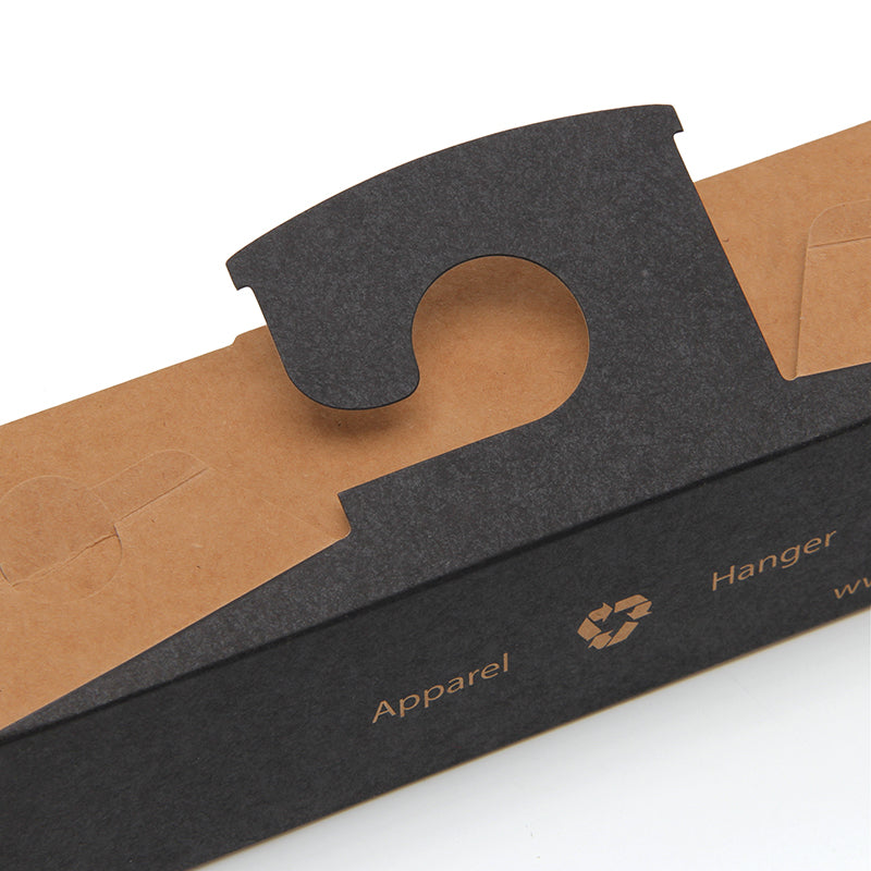Custom Kraft Paper Hanger Packaging | Eco-Friendly Apparel Display Box