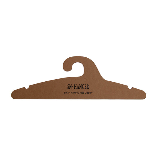Custom Kraft Paper Hanger for Sustainable Apparel and Retail Displays