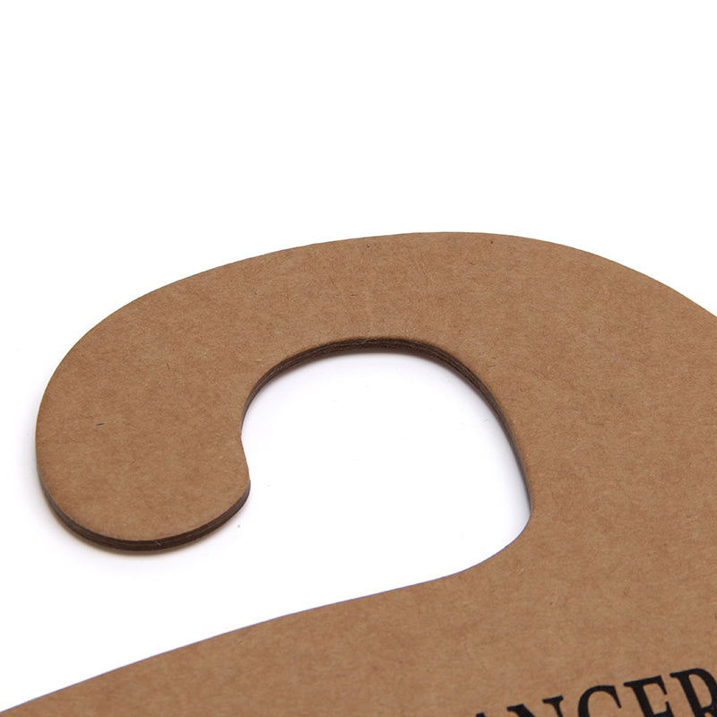 Custom Kraft Paper Hanger for Sustainable Apparel and Retail Displays