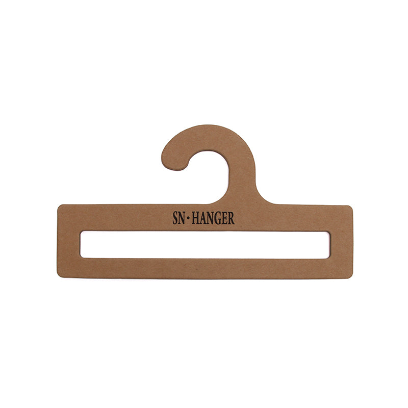Eco Friendly Kraft Paper Scarf Hanger Custom Apparel Display Hook