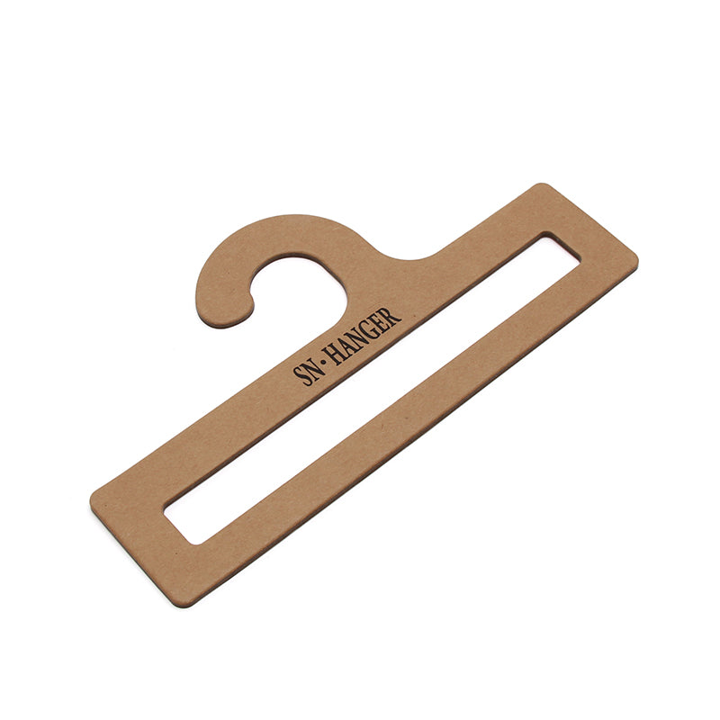 Eco Friendly Kraft Paper Scarf Hanger Custom Apparel Display Hook