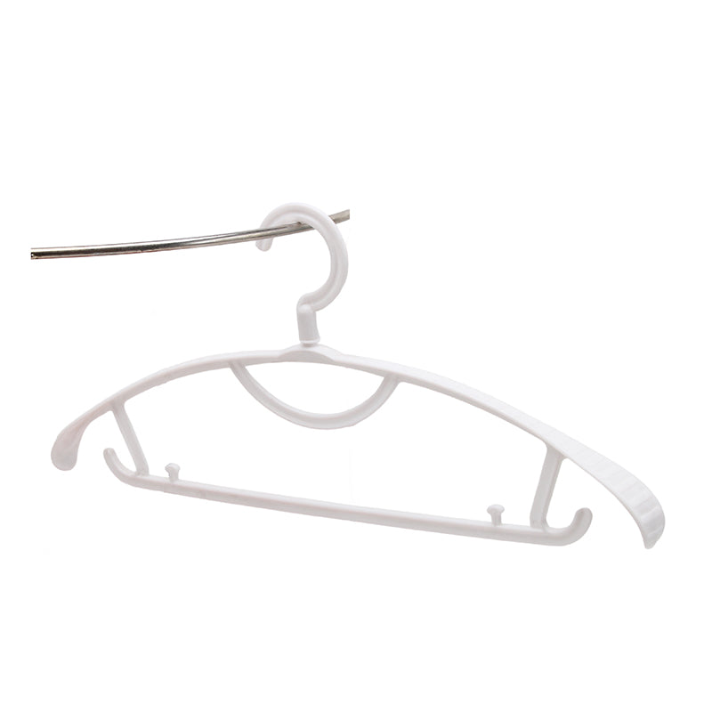 Customizable Multi-Color Plastic Clothes Hangers with Logo Printing