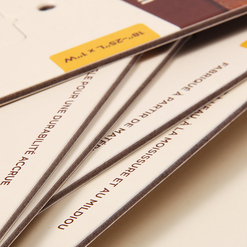 Custom Printed Cardboard Hanger Cards for Pet Collars and Leashes