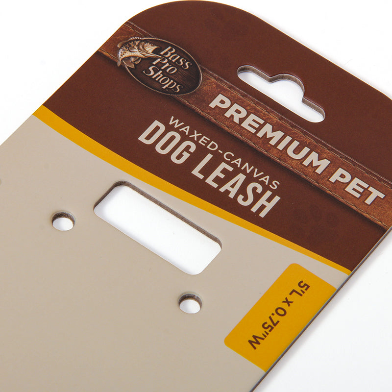 Custom Printed Cardboard Hanger Cards for Pet Collars and Leashes