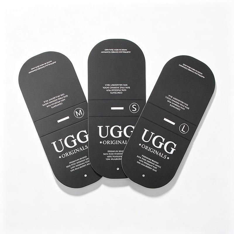 Custom Sock Header Cards for Retail Display