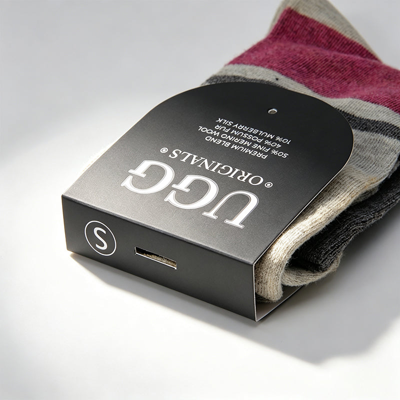 Custom Sock Header Cards for Retail Display