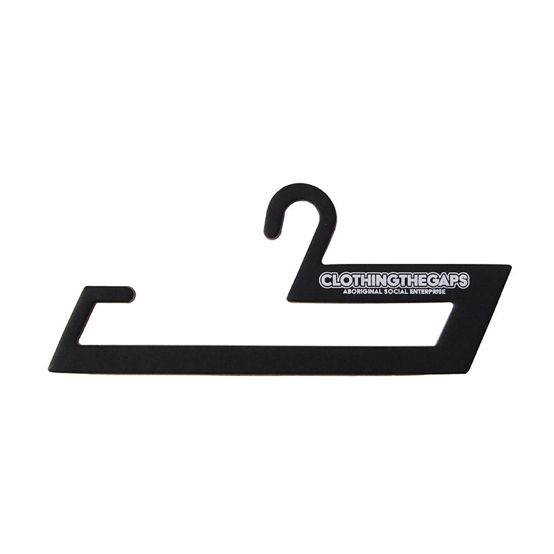 Custom Logo Cardboard Display Hook Black Kraft Paper Finish