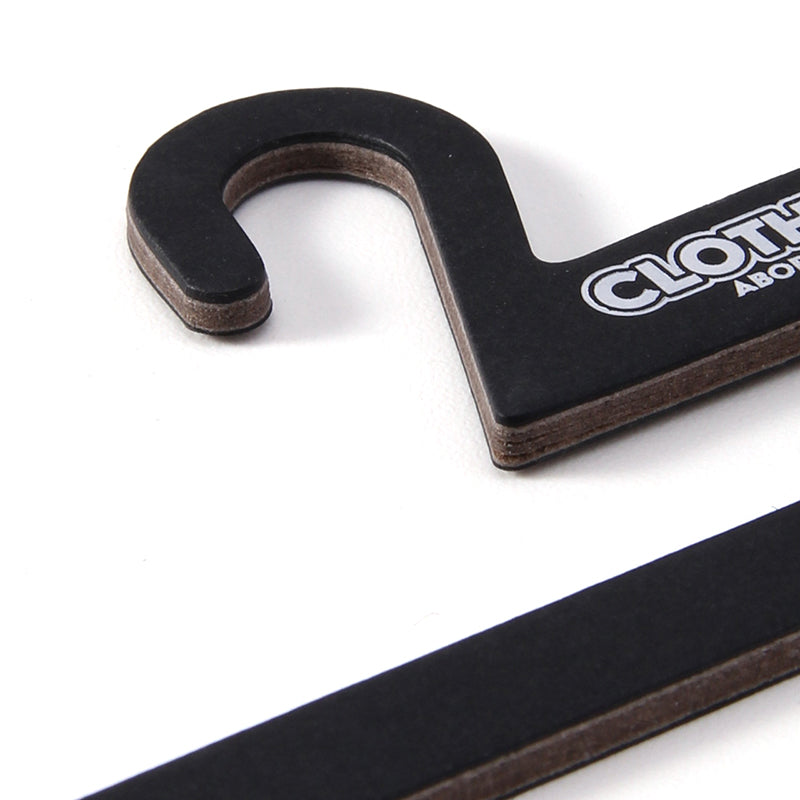 Custom Logo Cardboard Display Hook Black Kraft Paper Finish