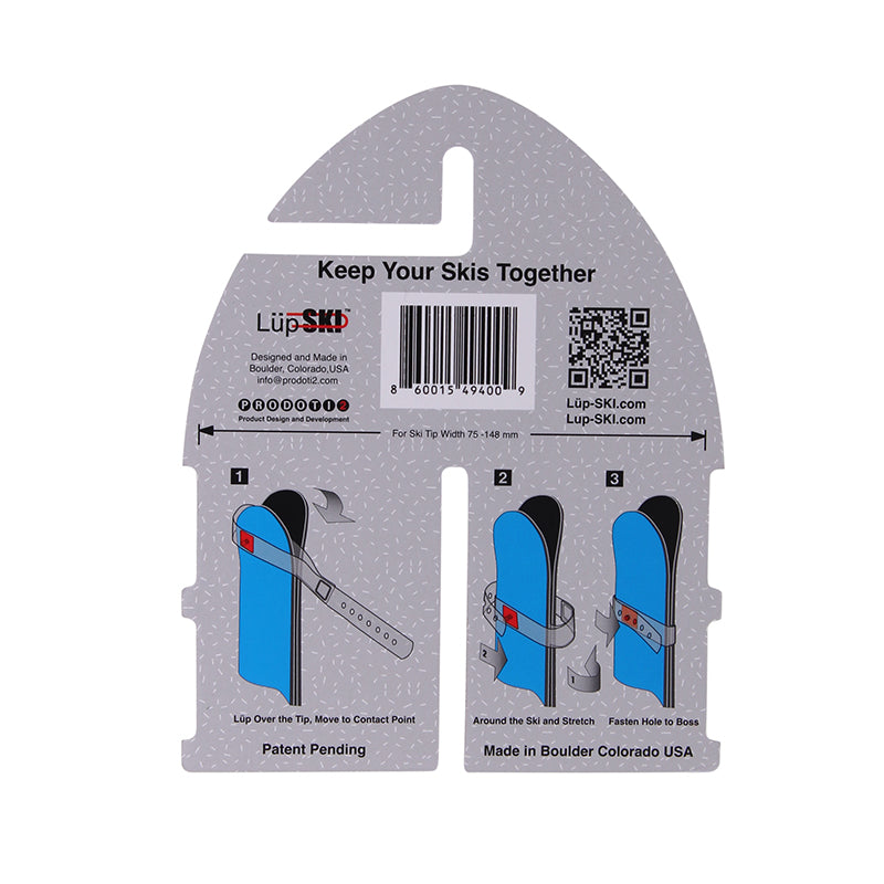 Custom Printed Cardboard Ski Strap Hanger Outdoor Sports Packaging Hook