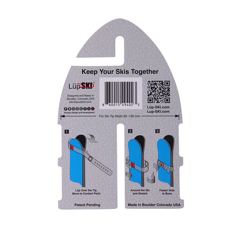 Custom Printed Cardboard Ski Strap Hanger Outdoor Sports Packaging Hook