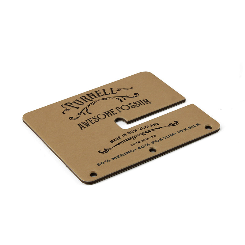 Custom Glove Cardboard Hanger Eco Friendly Hanging Card for Retail Packaging