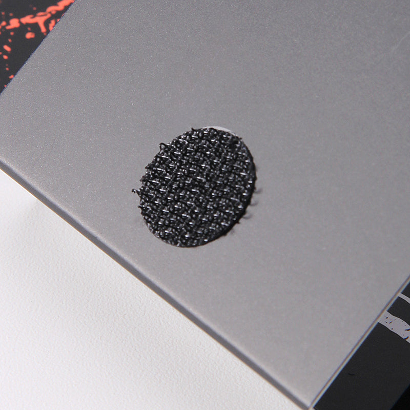 Custom Sock Packaging Card with Hook and Loop Fasteners
