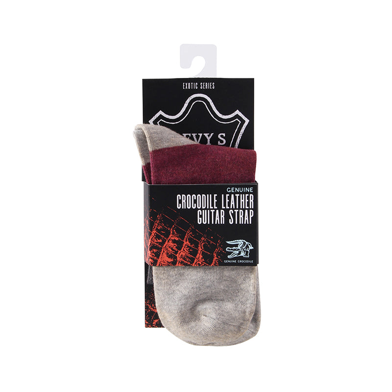 Custom Sock Packaging Card with Hook and Loop Fasteners