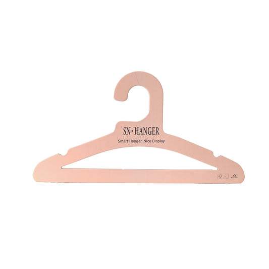 Custom Cardboard Garment Hanger with Printing for Retail Display