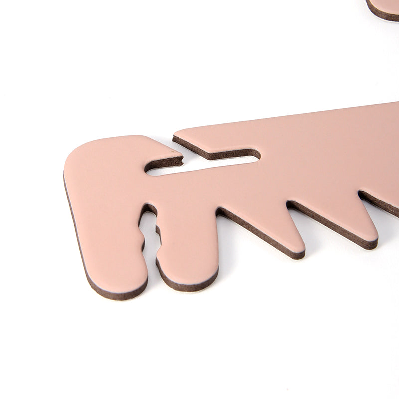 Custom Lingerie Cardboard Hanger with Grip Teeth | 3mm Paper Retail Display Hanger
