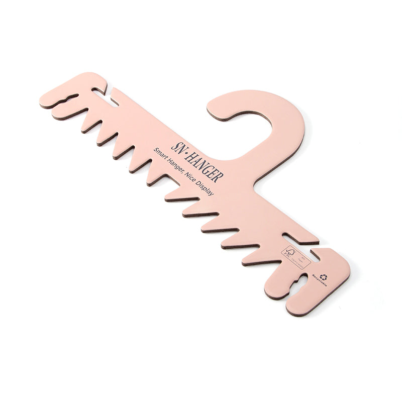 Custom Lingerie Cardboard Hanger with Grip Teeth | 3mm Paper Retail Display Hanger