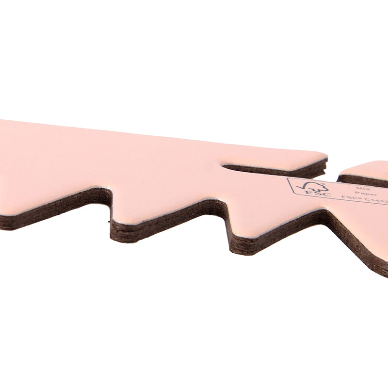 Custom Lingerie Cardboard Hanger with Grip Teeth | 3mm Paper Retail Display Hanger