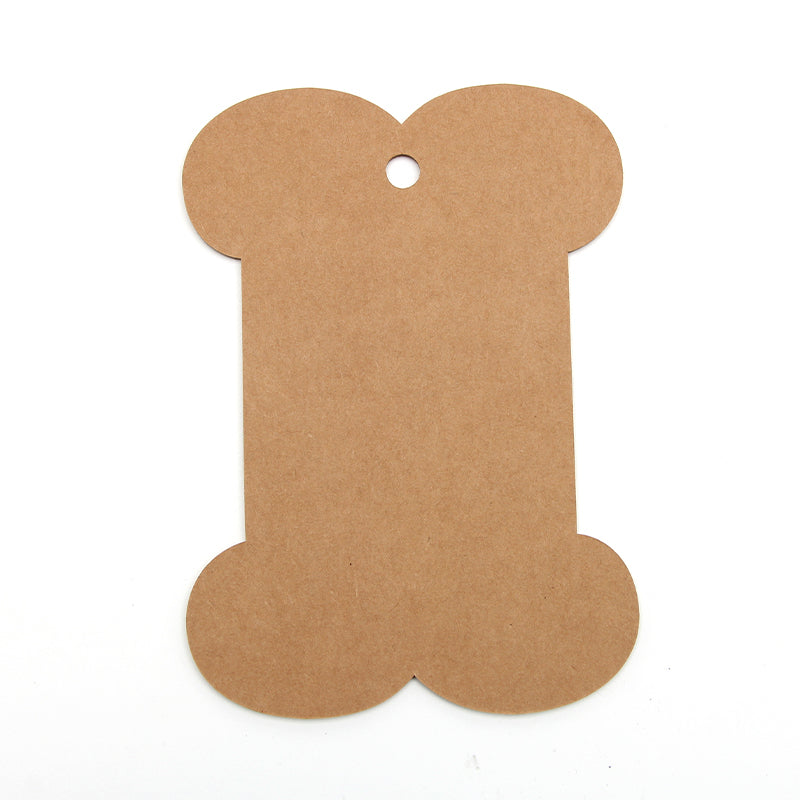 Custom Kraft Paper Dog Bandana Packaging Card Eco Display Hanger