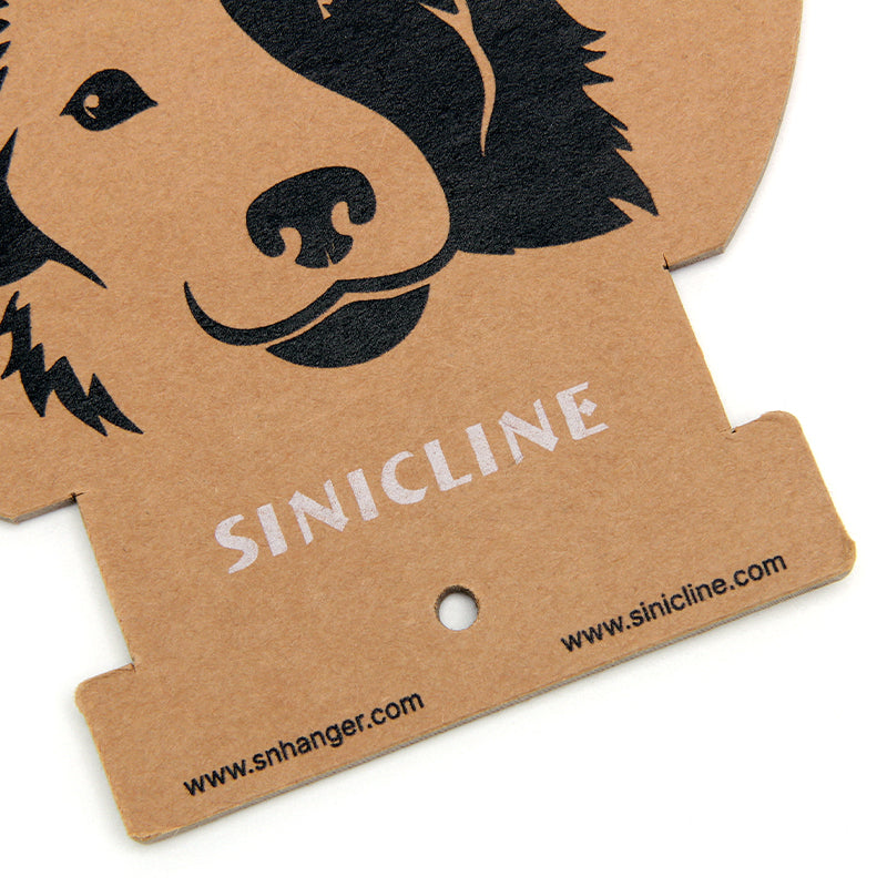 Custom Dog Bow Tie Packaging Card with Hanger Hole for Retail Display