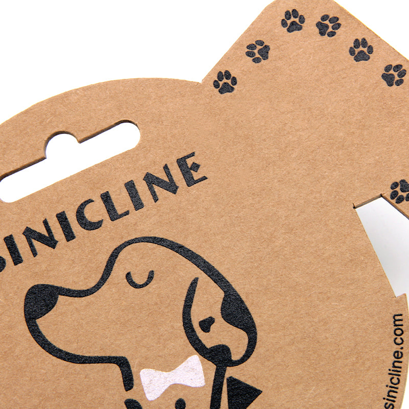 Custom Kraft Paper Dog Bow Tie Display Hanger – Die-Cut Pet Packaging