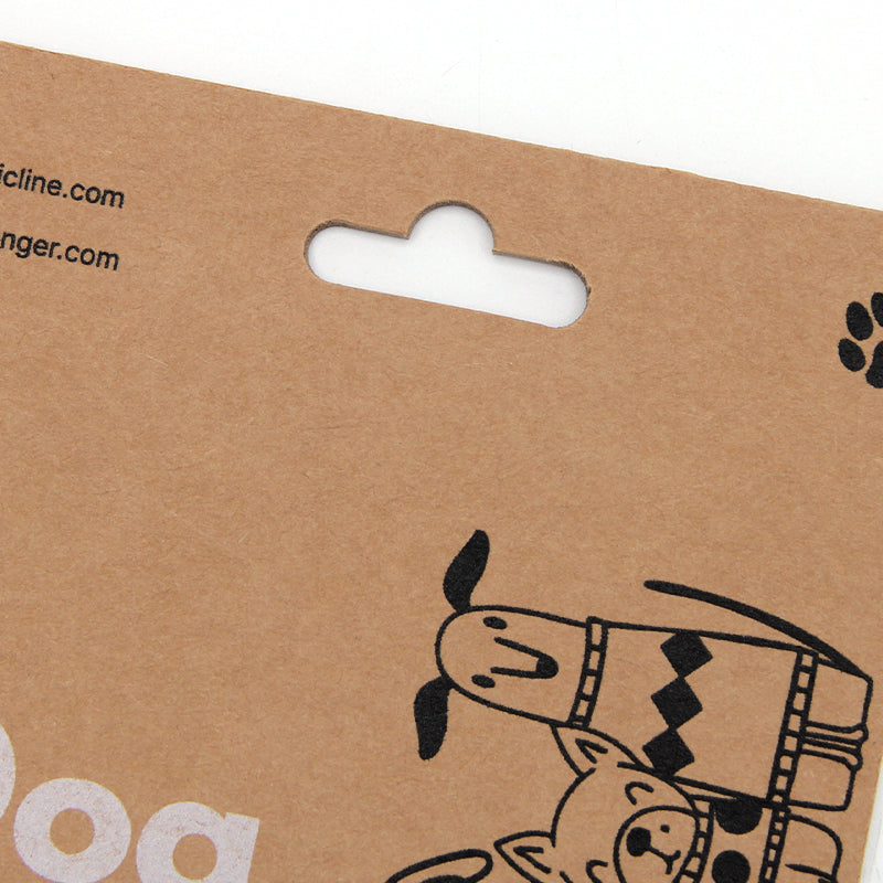 Custom Kraft Display Card for Dog Bandana Retail Packaging