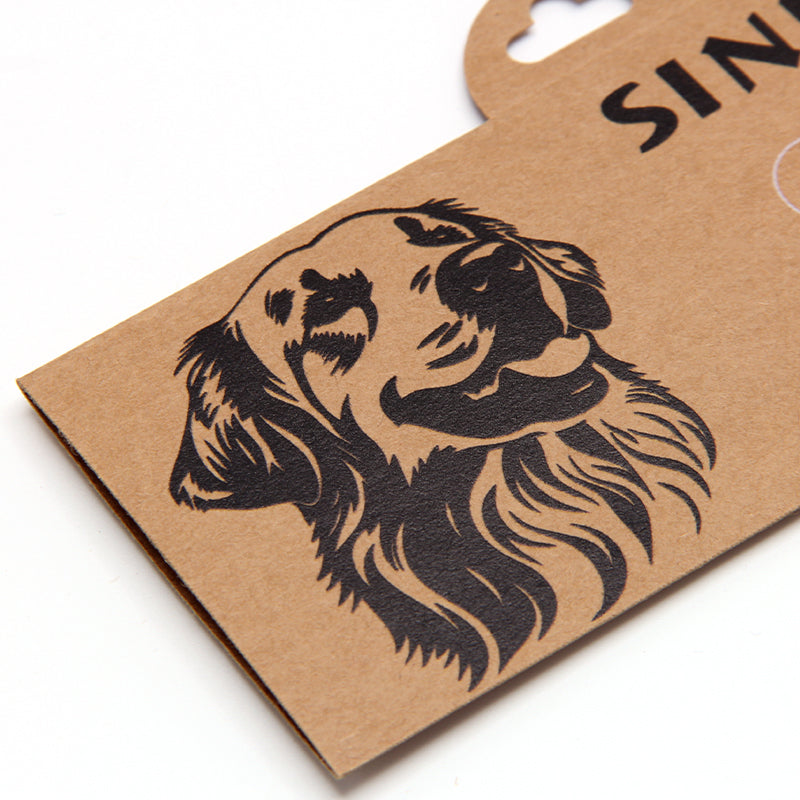 Custom Kraft Wrap-Around Hanger Card for Dog Harness Packaging
