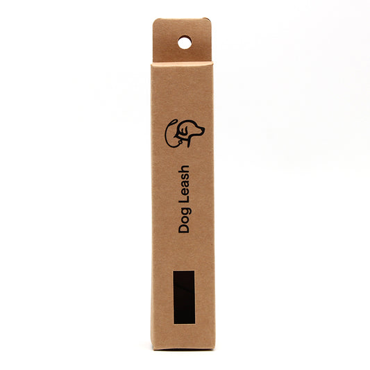 Custom Kraft Paper Hanging Box for Dog Leash Packaging