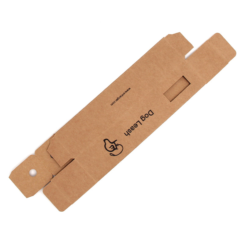 Custom Kraft Paper Hanging Box for Dog Leash Packaging