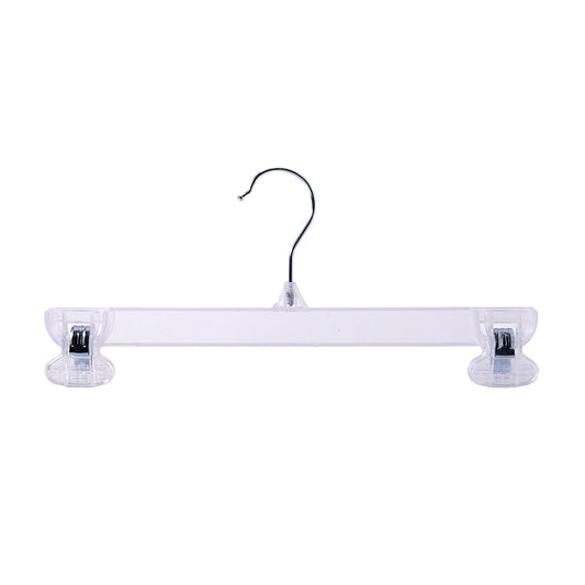 Transparent Plastic Lingerie Hanger with Clips