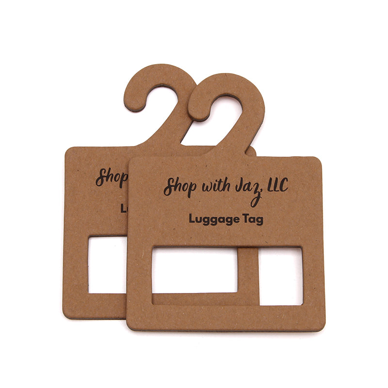 Custom Kraft Paper Hanger for Luggage Tags