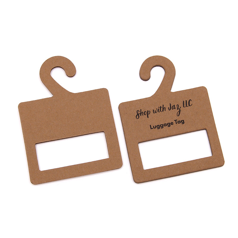 Custom Kraft Paper Hanger for Luggage Tags
