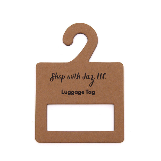 Custom Kraft Paper Hanger for Luggage Tags